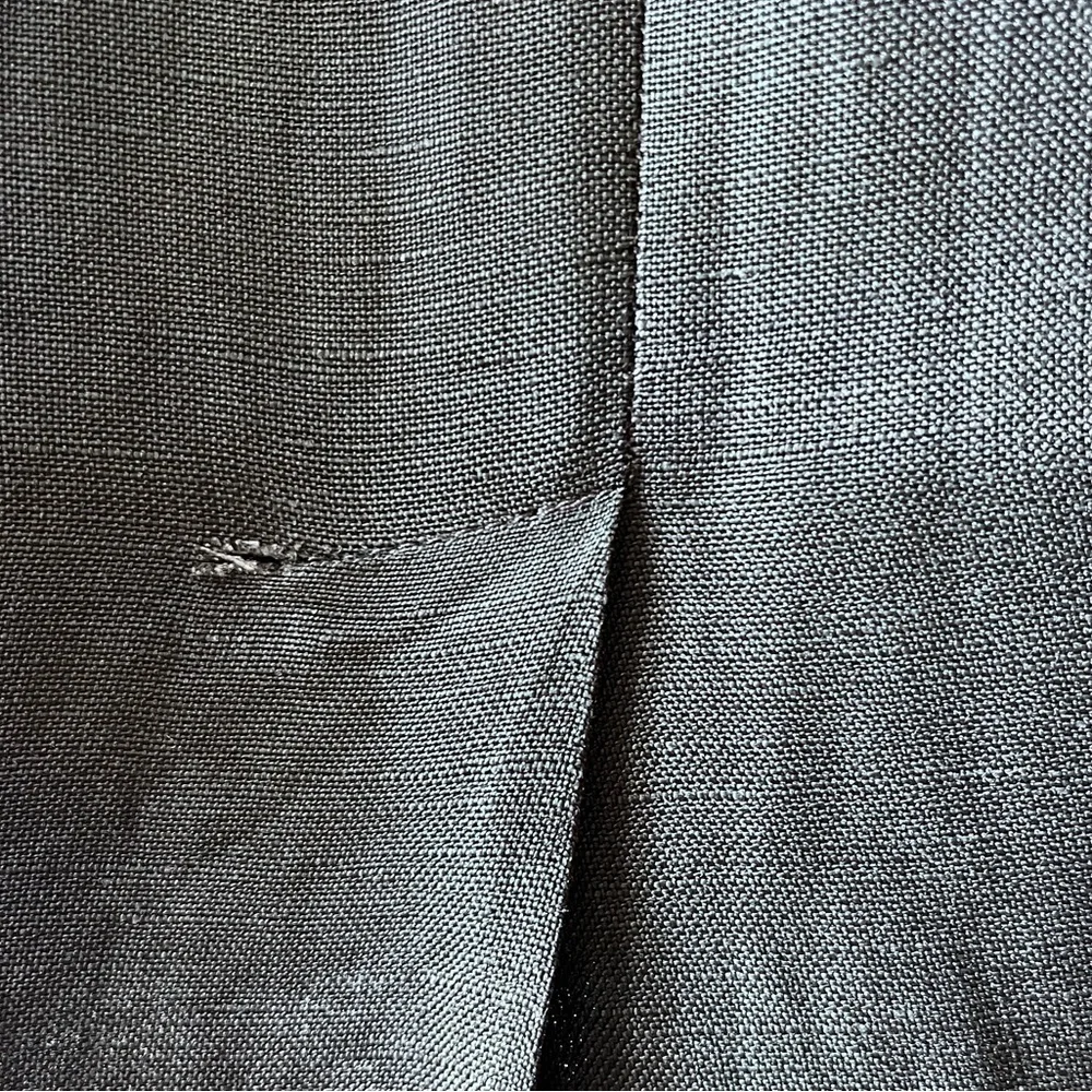 Vintage 80s Harvé Benard Short Sleeve Black Secretary Sheath Dress Size S - Picture 13 of 14